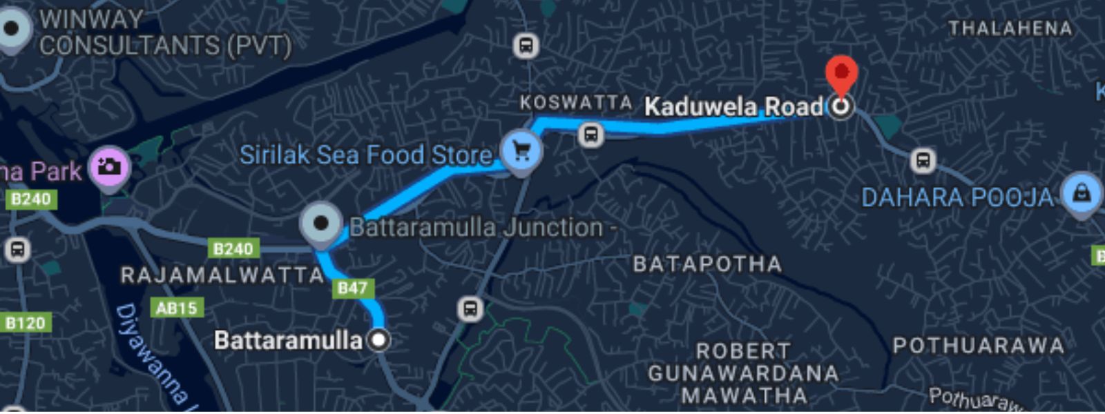 Kaduwela-Battaramulla Road Reopens